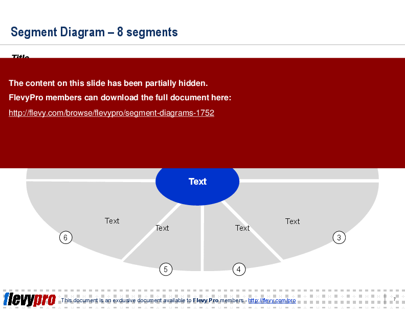 Segment Diagrams (8-slide PPT PowerPoint presentation (PPT)) Preview Image