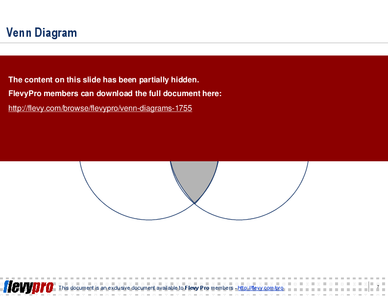 Venn Diagrams (9-slide PPT PowerPoint presentation (PPT)) Preview Image