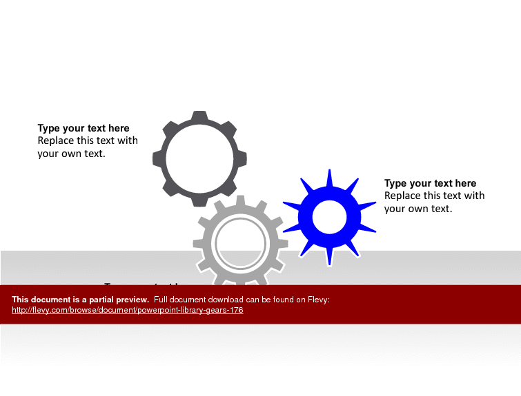 This is a partial preview of Powerpoint Library - Gears (9-slide PowerPoint presentation (PPTX)). Full document is 9 slides. 