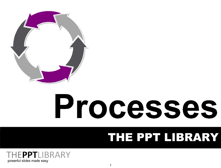 This is a partial preview of Powerpoint Library - Processes & Flowcharts (50-slide PowerPoint presentation (PPTX)). Full document is 50 slides. 