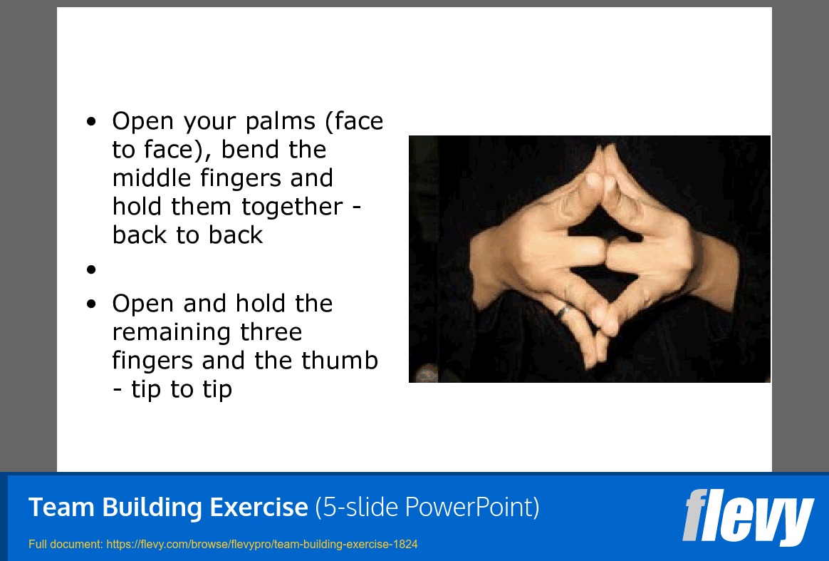 Team Building Exercise (5-slide PPT PowerPoint presentation (PPT)) Preview Image