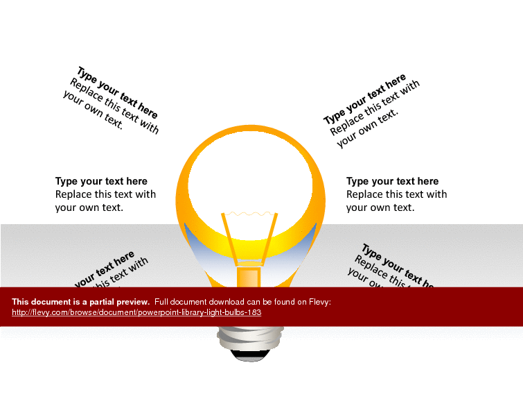 This is a partial preview of Powerpoint Library - Light Bulbs (18-slide PowerPoint presentation (PPTX)). Full document is 18 slides. 