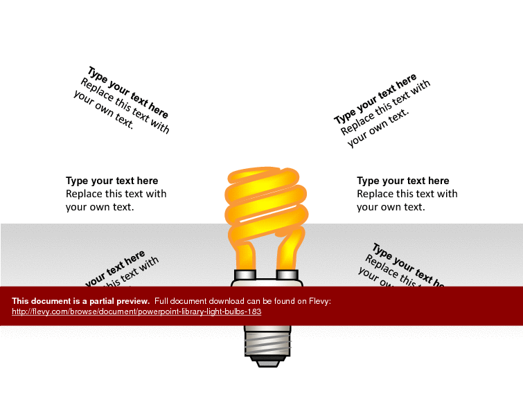 Powerpoint Library - Light Bulbs (18-slide PPT PowerPoint presentation (PPTX)) Preview Image