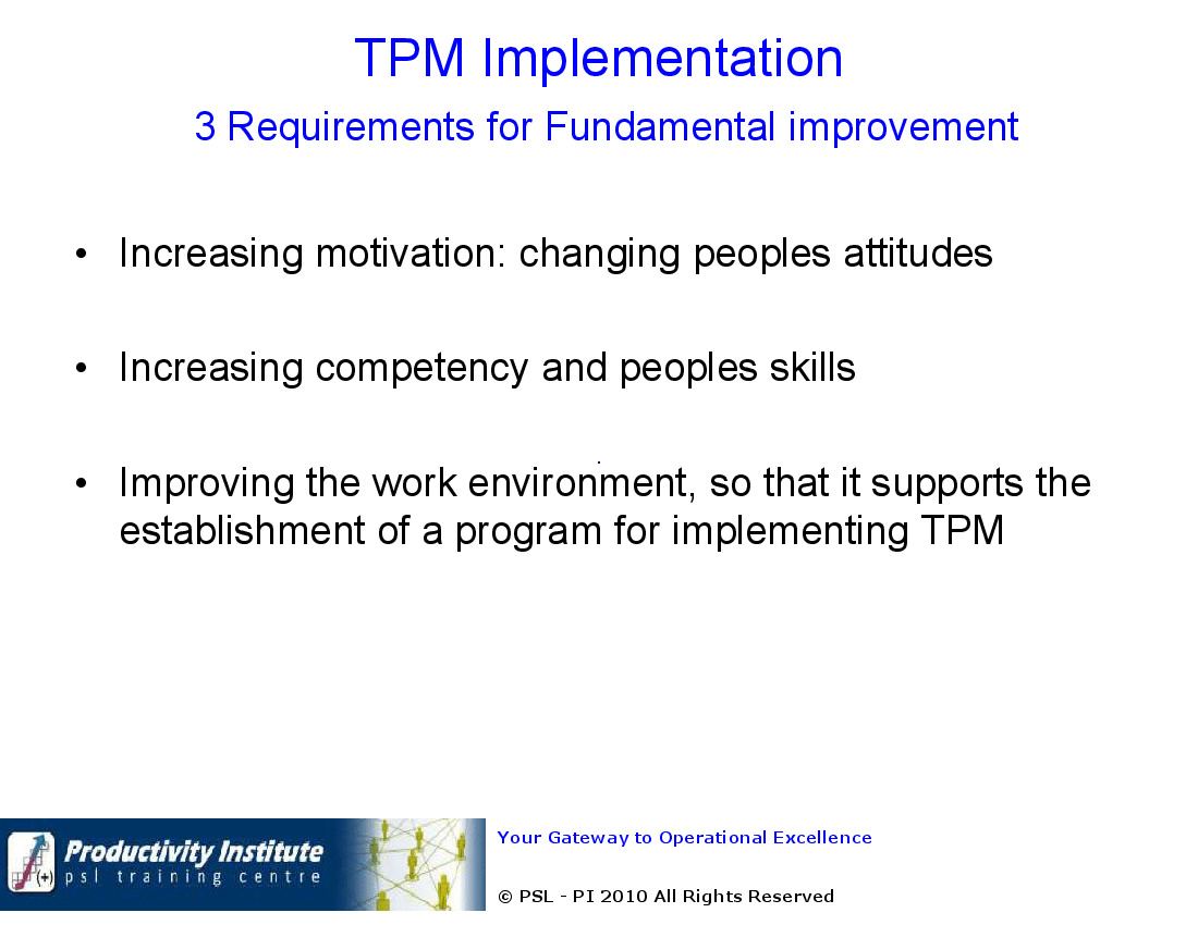 This is a partial preview of TPM Implementation (16-slide PowerPoint presentation (PPT)). Full document is 16 slides. 