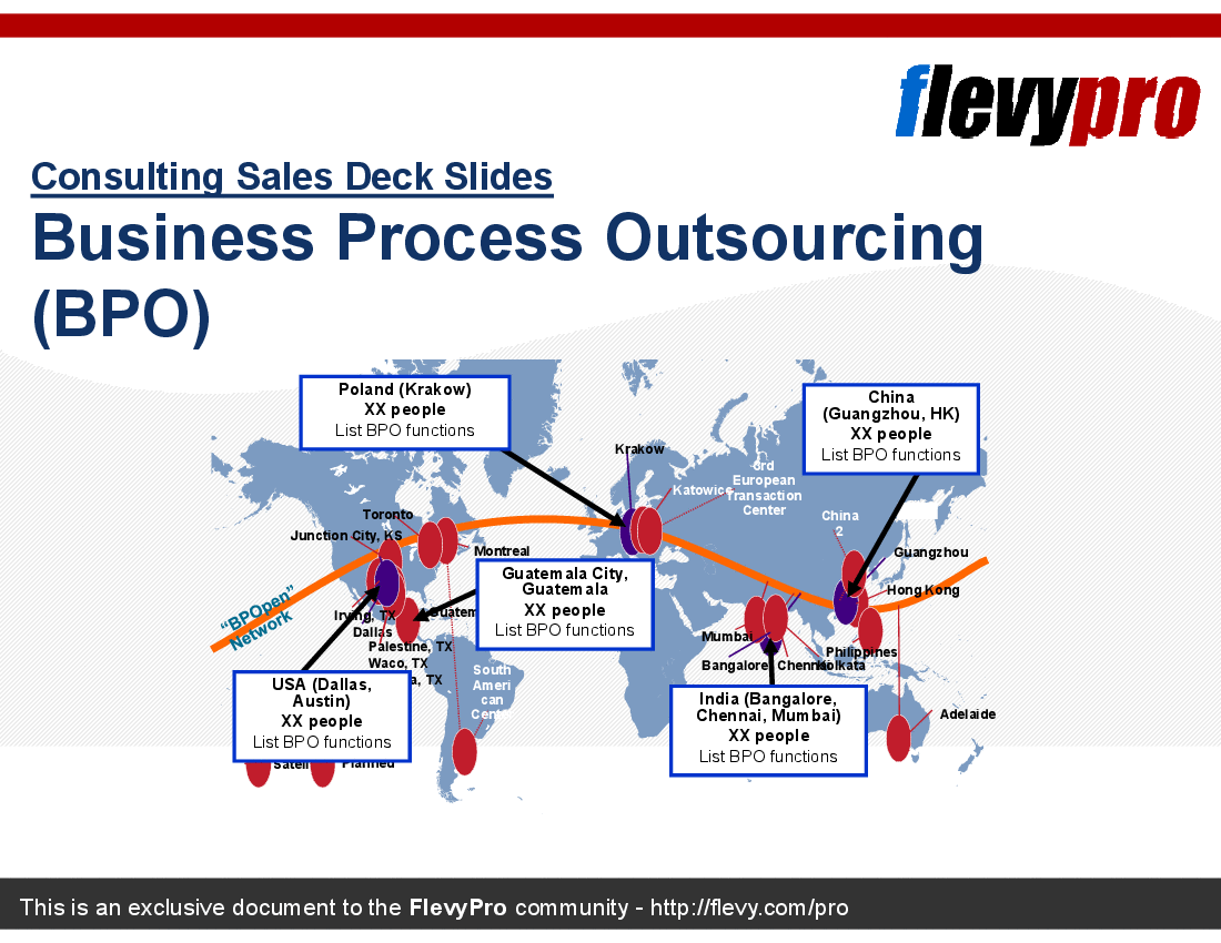 This is a partial preview of Business Process Outsourcing (BPO) Sales Deck (20-slide PowerPoint presentation (PPT)). Full document is 20 slides. 