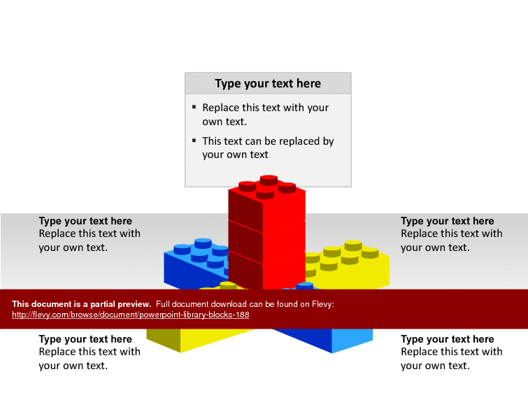 This is a partial preview of Powerpoint Library - Lego Blocks (18-slide PowerPoint presentation (PPTX)). Full document is 18 slides. 