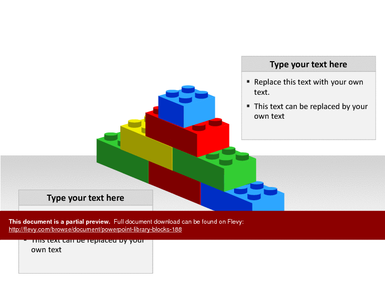 Powerpoint Library - Lego Blocks (18-slide PPT PowerPoint presentation (PPTX)) Preview Image