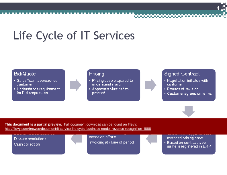 IT Service: Life Cycle, Business Model, Revenue Recognition () Preview Image