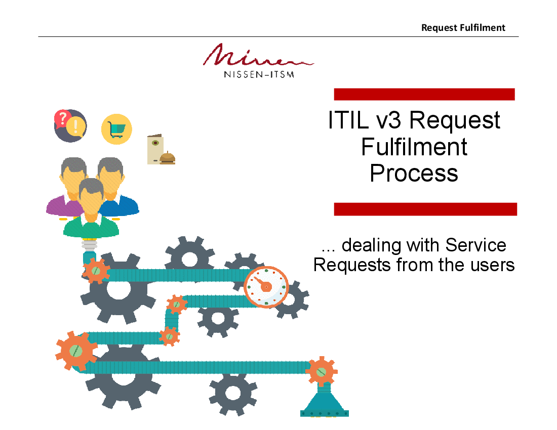 Request Fulfillment Process PPT (ITSM, IT Service Mangement)