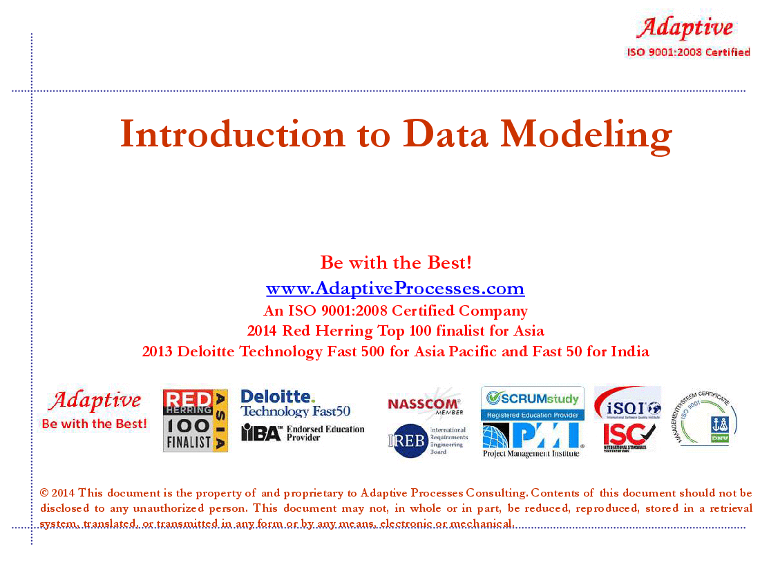 Data Modeling Program