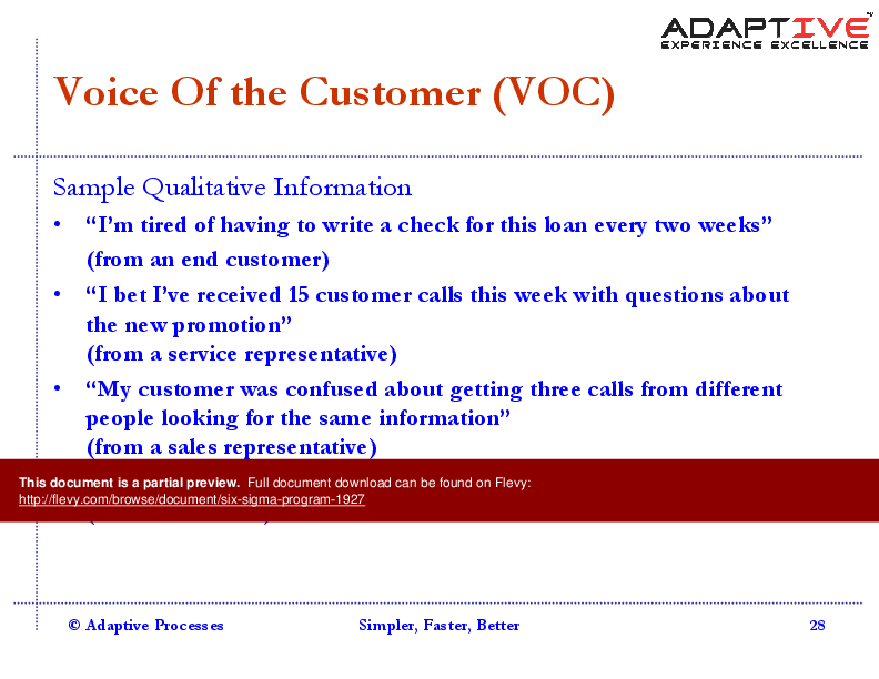 Six Sigma Program (159-slide PPT PowerPoint presentation (PPT)) Preview Image