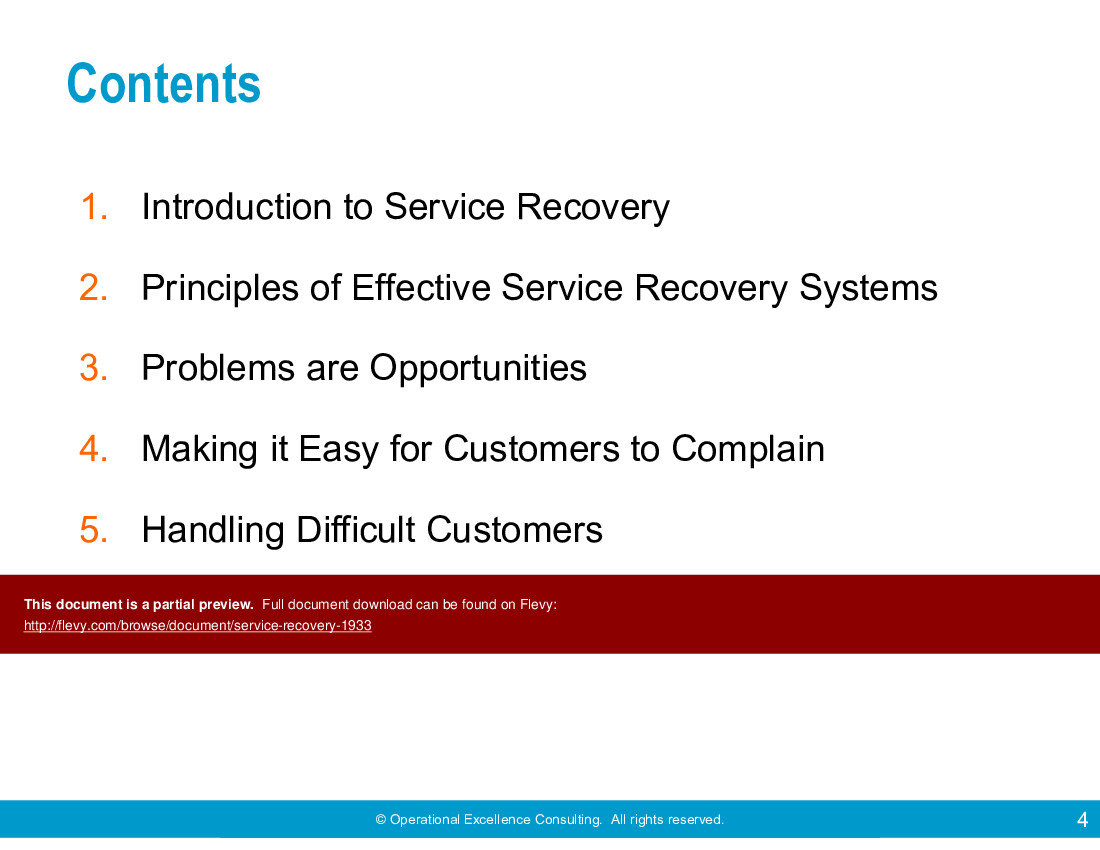 Service Recovery (67-slide PowerPoint presentation (PPTX)) Preview Image