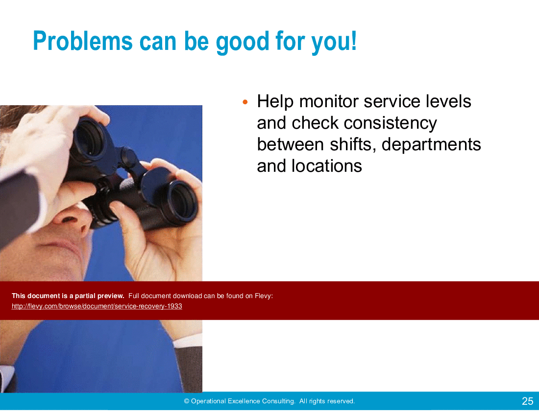 Service Recovery (67-slide PowerPoint presentation (PPTX)) Preview Image