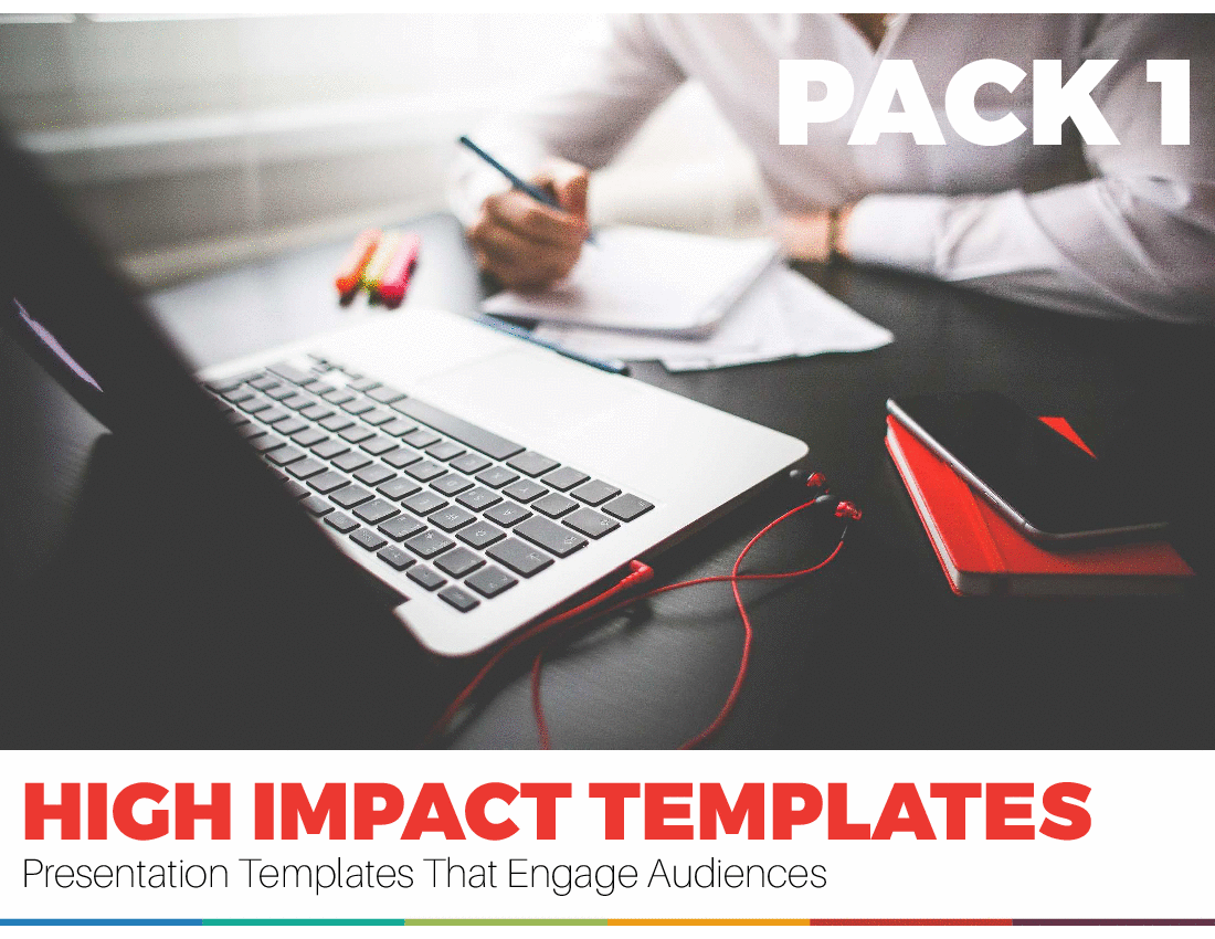 High Impact Presentation Template - Pack 1 (57-slide PPT PowerPoint presentation (PPTX)) Preview Image