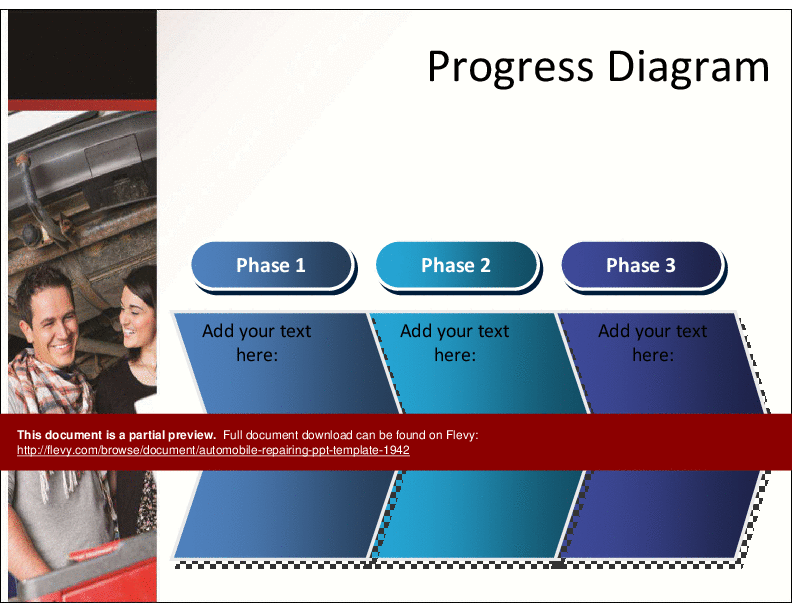Automobile Repairing PPT Template () Preview Image
