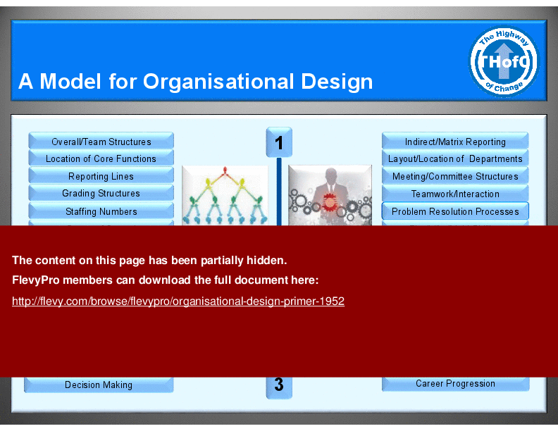 Organisational Design Primer (10-slide PPT PowerPoint presentation (PPTX)) Preview Image