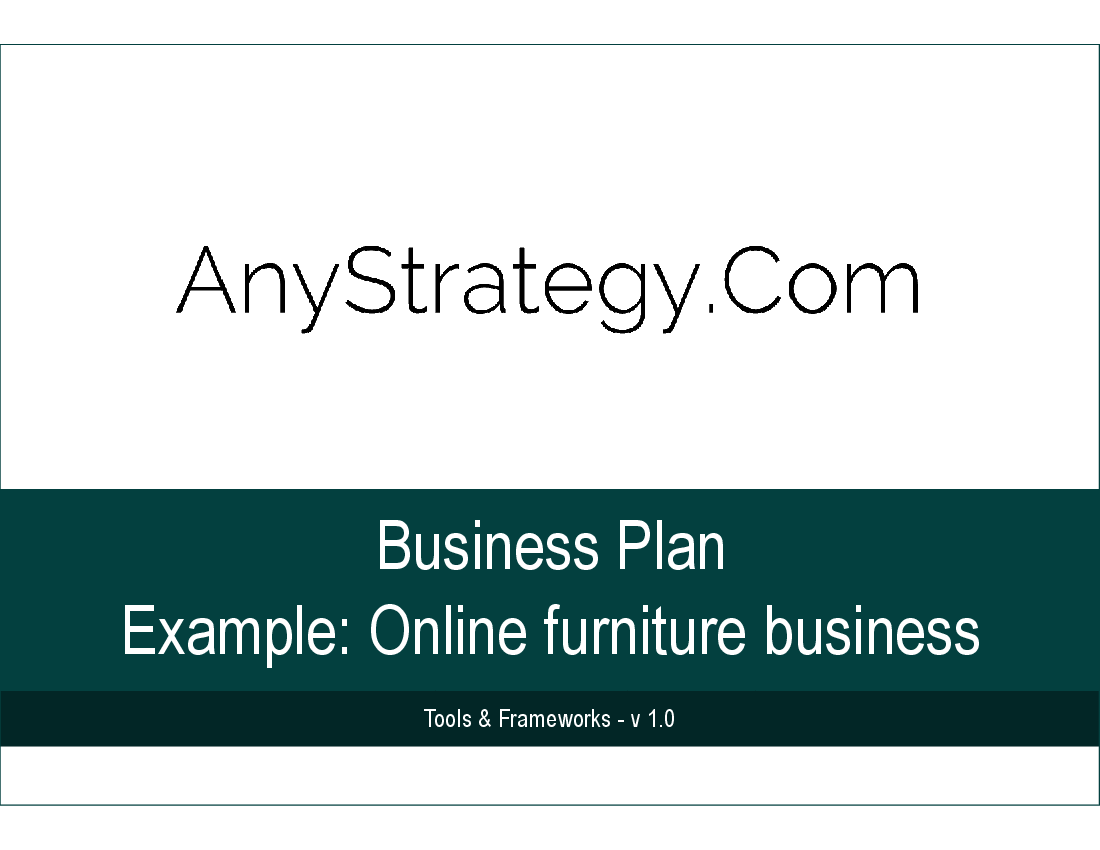 Business Plan - Example