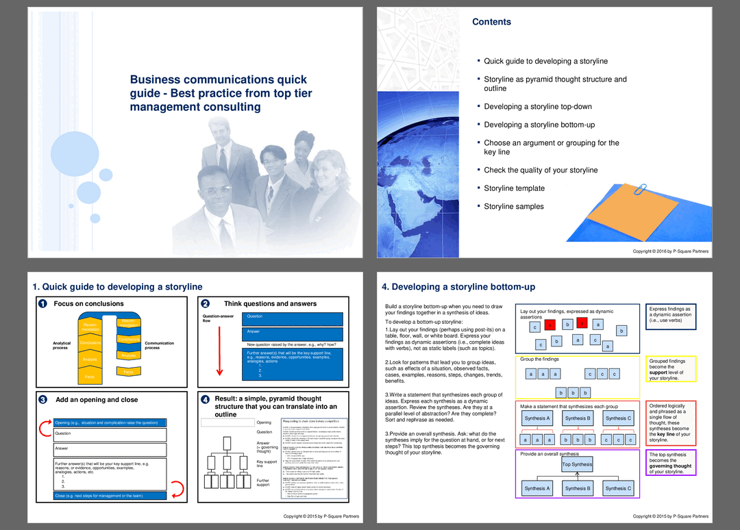 Business Communications - Best Practice (12-slide PPT PowerPoint presentation (PPT)) Preview Image