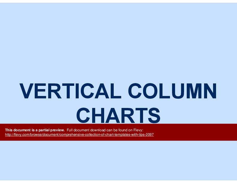 This is a partial preview of Comprehensive Collection of Chart Templates (with Tips) (64-slide PowerPoint presentation (PPT)). Full document is 64 slides. 
