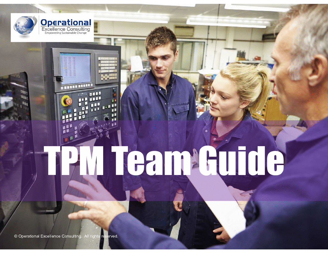 This is a partial preview of TPM Team Guide (150-slide PowerPoint presentation (PPTX)). Full document is 150 slides. 