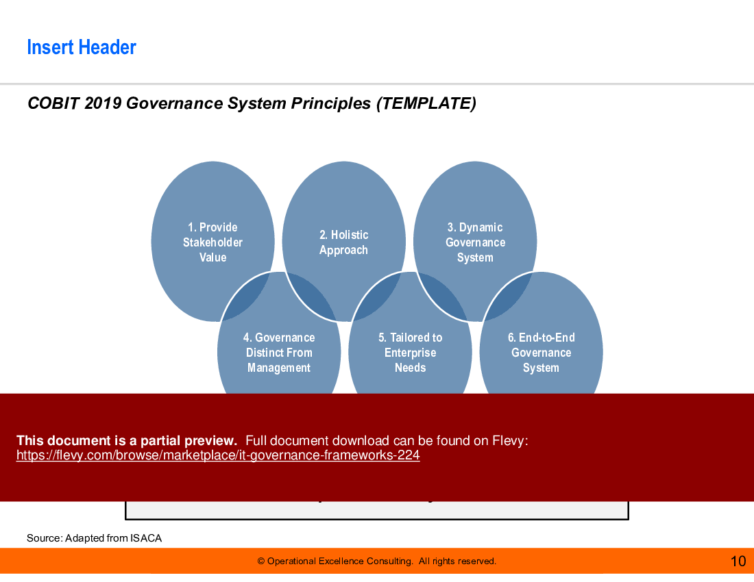This is a partial preview of IT Governance Frameworks (170-slide PowerPoint presentation (PPTX)). Full document is 170 slides. 