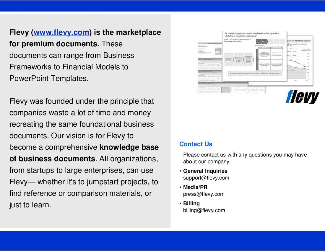 E-commerce Business Plan (13-page Word document) Preview Image