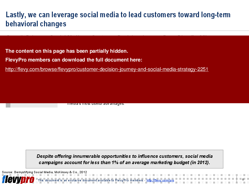 Customer Decision Journey and Social Media Strategy (16-slide PowerPoint presentation (PPT)) Preview Image