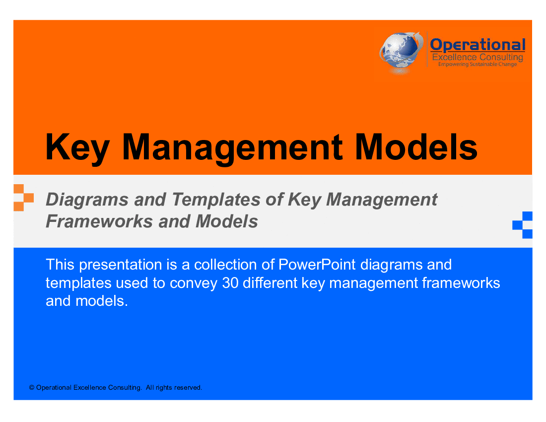 Key Management Models (159-slide PPT PowerPoint presentation (PPTX)) Preview Image