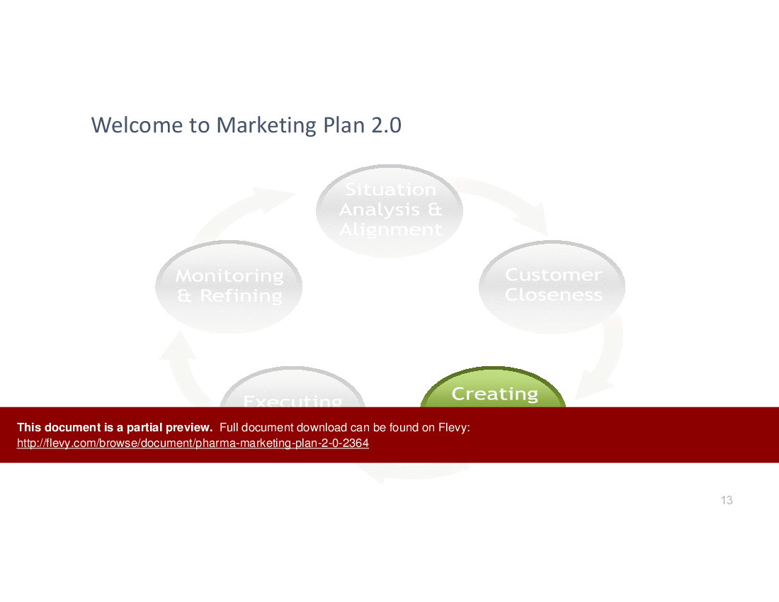 This is a partial preview of Pharma Marketing Plan 2.0 (277-slide PowerPoint presentation (PPTX)). Full document is 277 slides. 