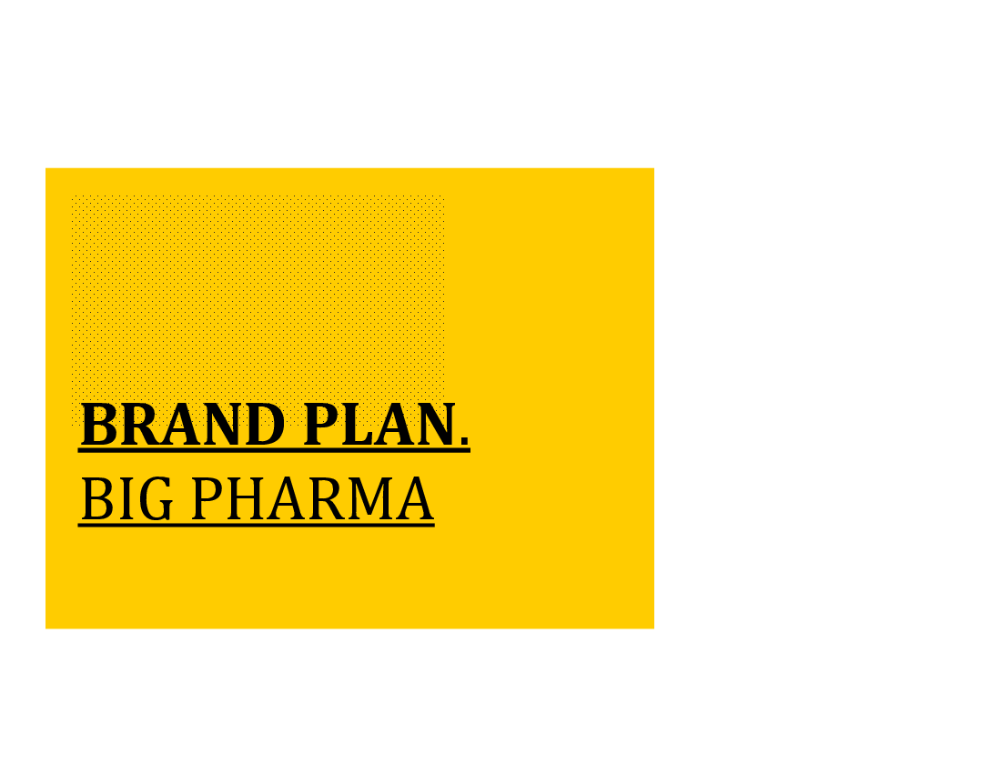 Pharma Brand Plan