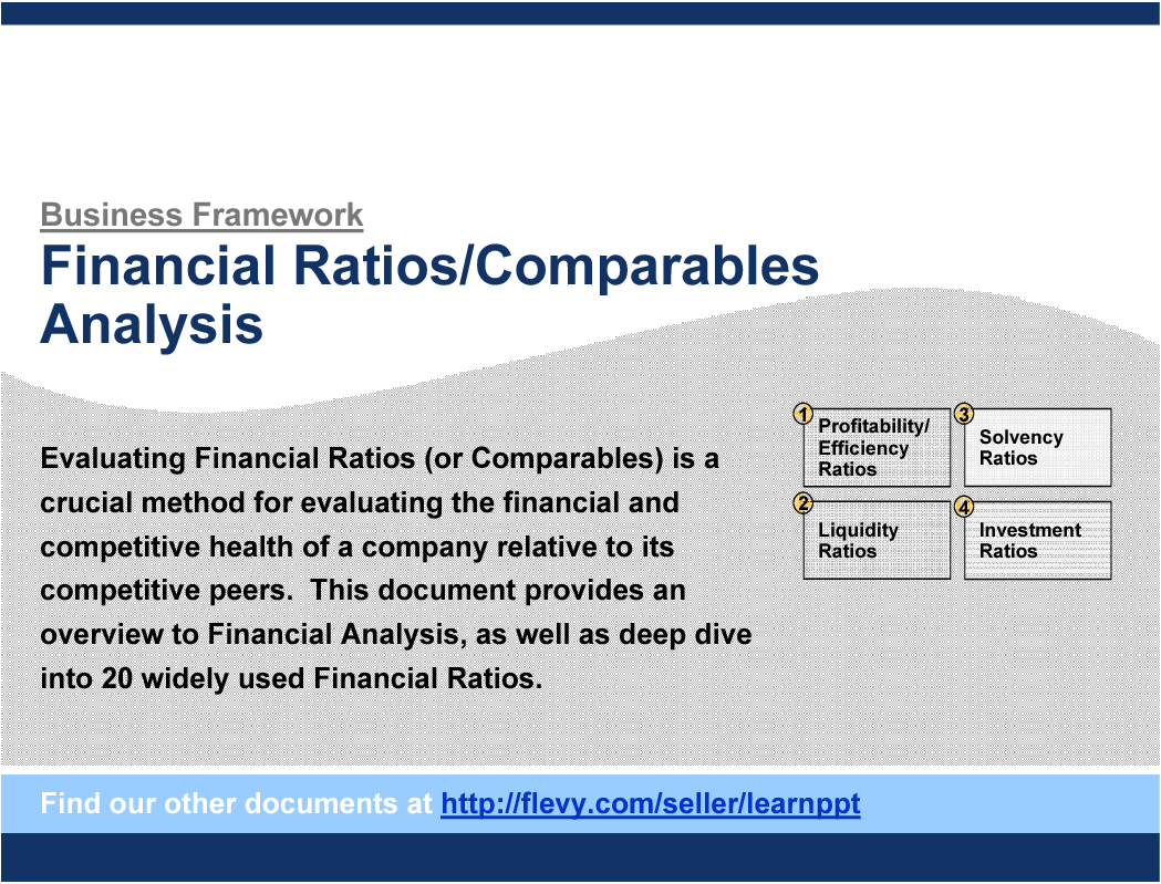 Financial Ratios (Comparables) Analysis
