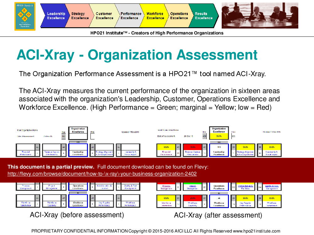 How to "X-ray" Your Business Organization (39-page PDF document) Preview Image