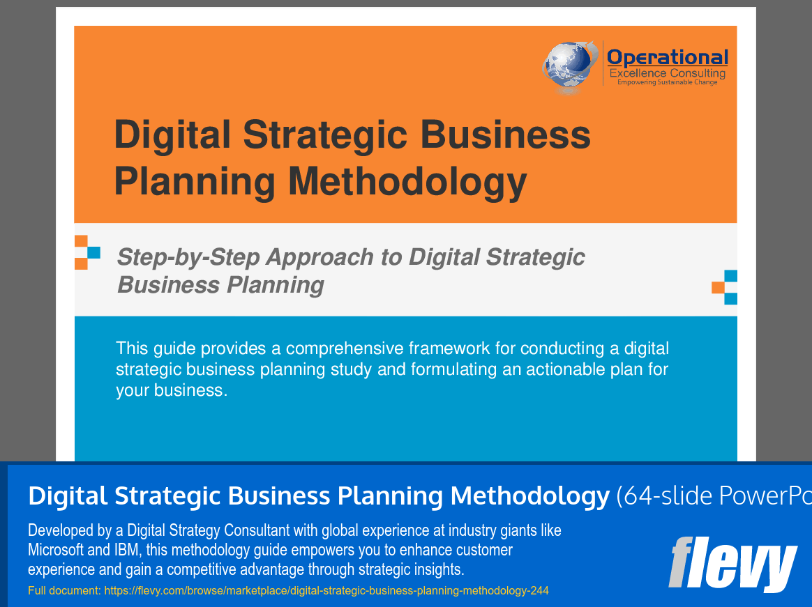 business planning methodology