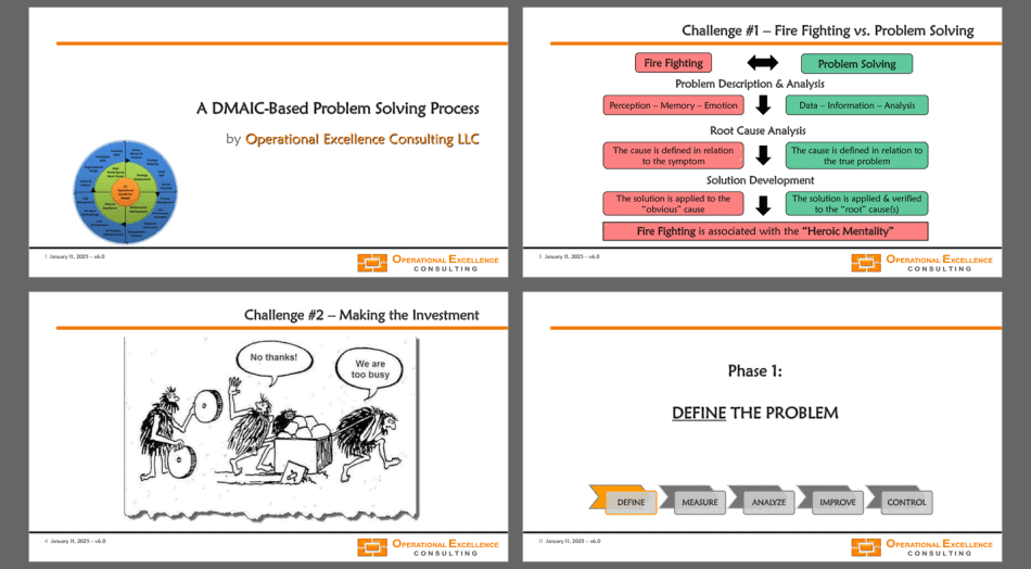 dmaic template excel