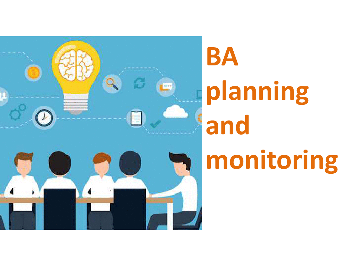 V3 BA Planning and Monitoring - Introduction (6-slide PPT PowerPoint presentation (PPTX)) Preview Image