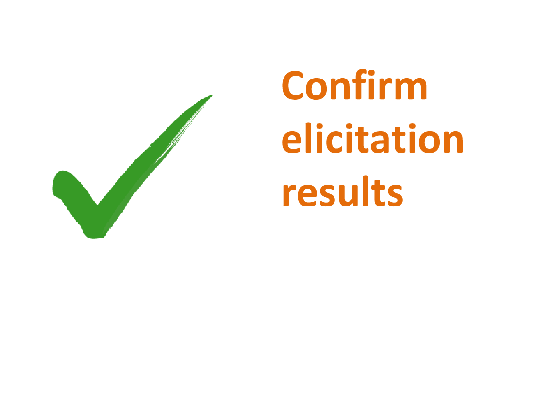 V3 Elicitation and Collaboration - Confirm Elicitation Result