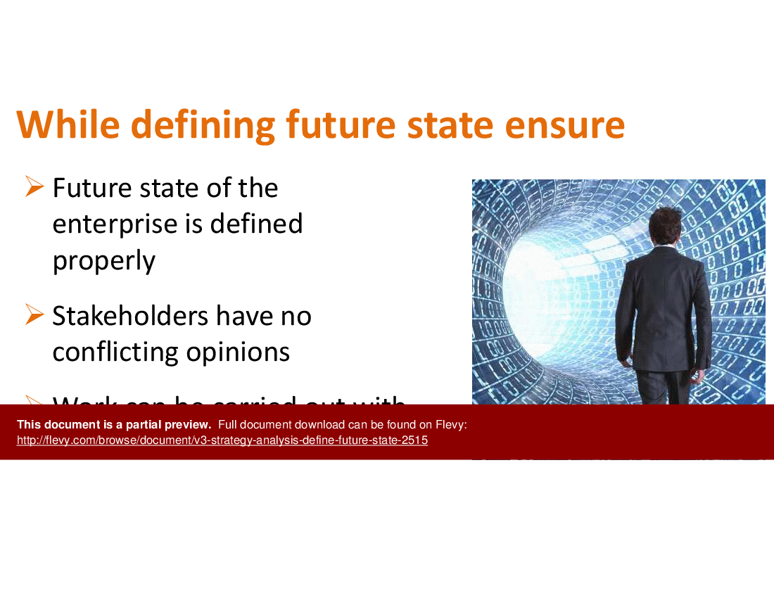 V3 Strategy Analysis - Define Future State (24-slide PPT PowerPoint presentation (PPTX)) Preview Image