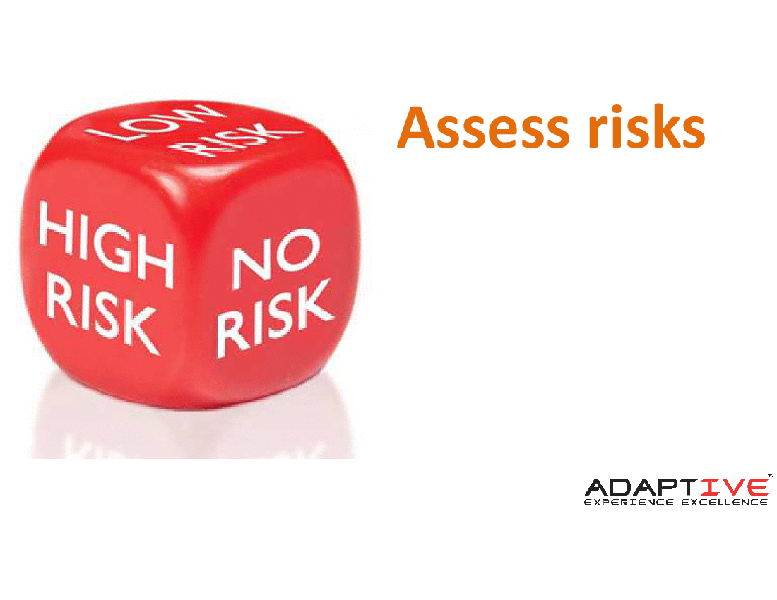 V3 Strategy Analysis - Assess Risks (18-slide PPT PowerPoint presentation (PPTX)) Preview Image