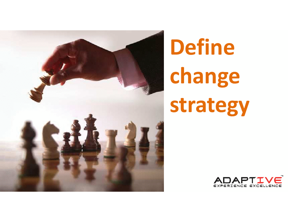 V3 Strategy Analysis - Define Change Strategy