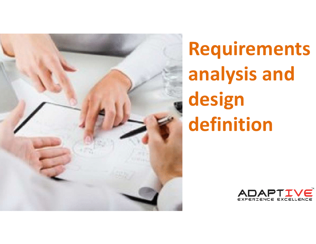 V3 Requirement Analysis and Design - Introduction