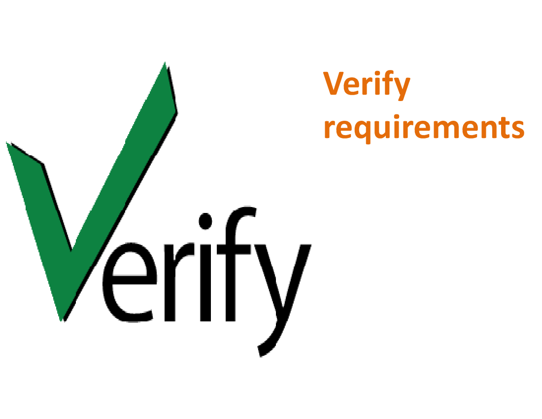 V3 Requirement Analysis & Design - Verify Requirements