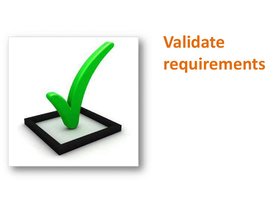 V3 Requirement Analysis & Design - Validate Requirements