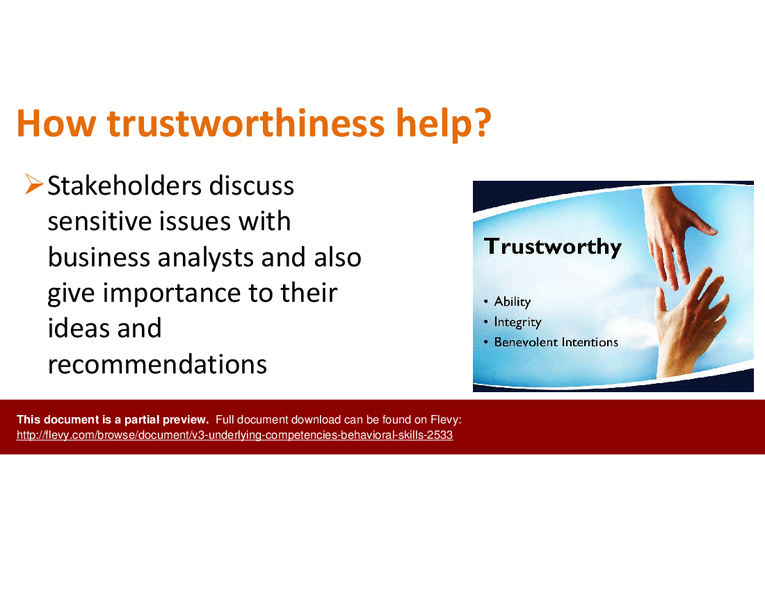 V3 Underlying Competencies - Behavioral Skills (10-slide PPT PowerPoint presentation (PPTX)) Preview Image