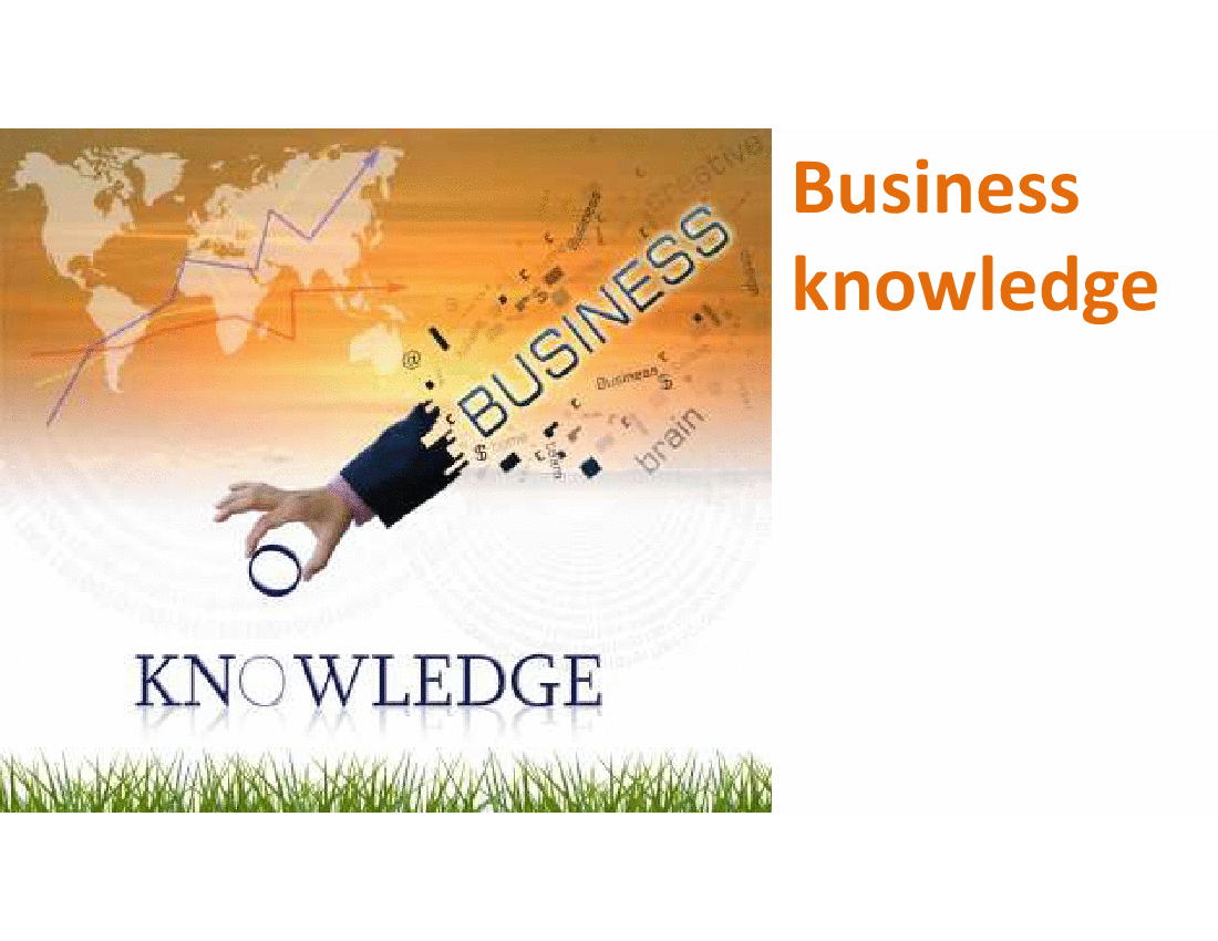 V3 Underlying Competencies - Business Knowledge