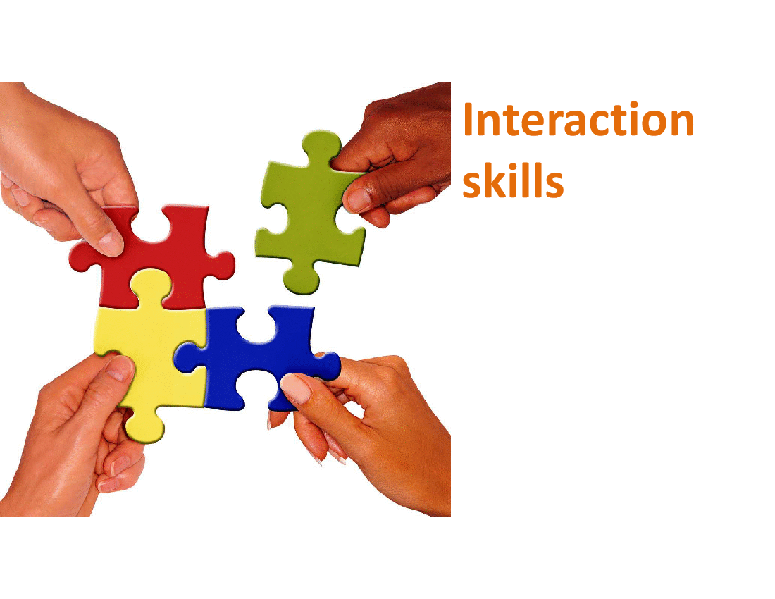 V3 Underlying Competencies - Interaction Skills