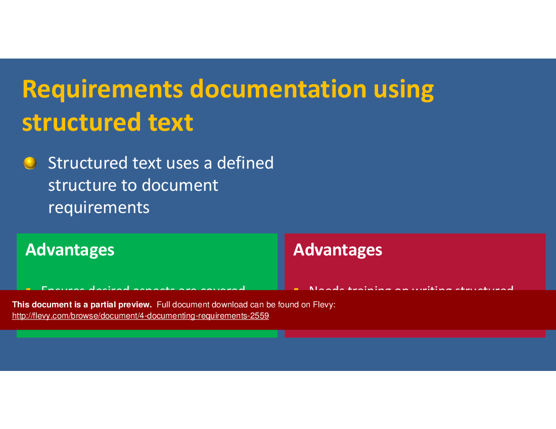 This is a partial preview of CPRE-FL Module 4: Documenting Requirements (49-slide PowerPoint presentation (PPTX)). Full document is 49 slides. 