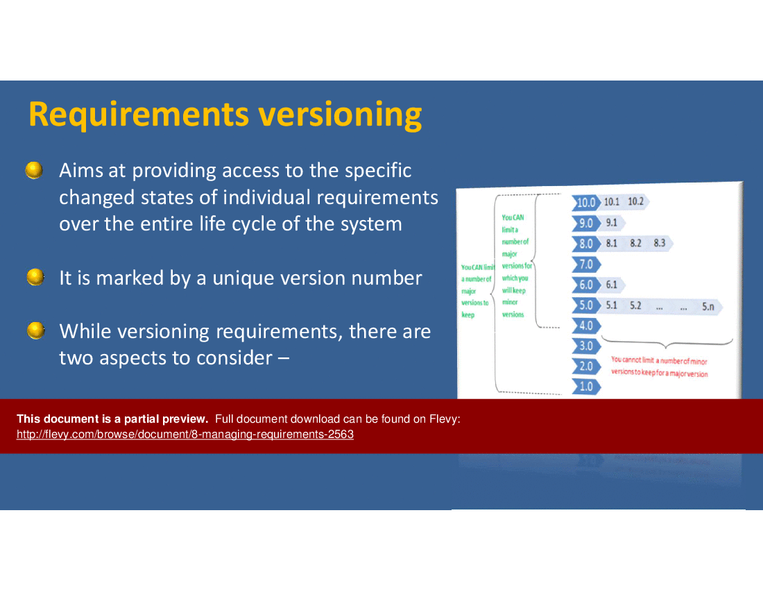 CPRE-FL Module 8: Managing Requirements (53-slide PPT PowerPoint presentation (PPTX)) Preview Image