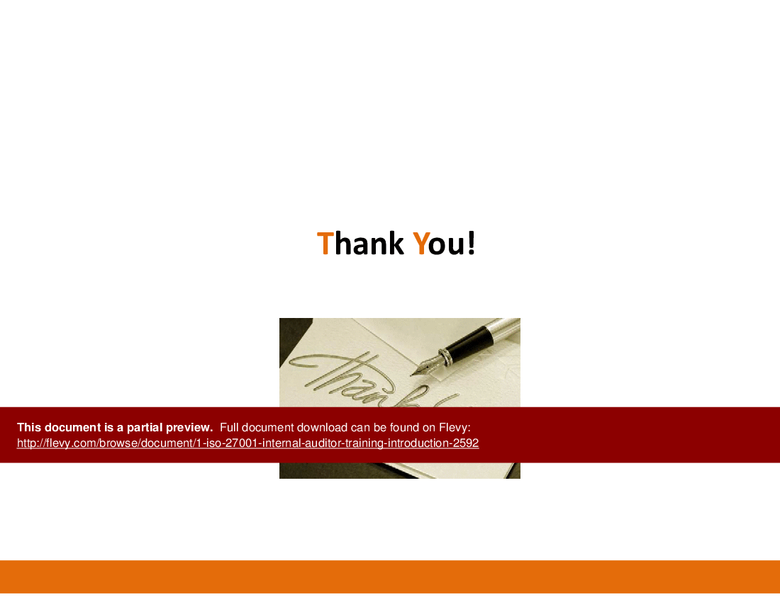 1-ISO 27001 Internal Auditor Training introduction (4-slide PPT PowerPoint presentation (PPTX)) Preview Image