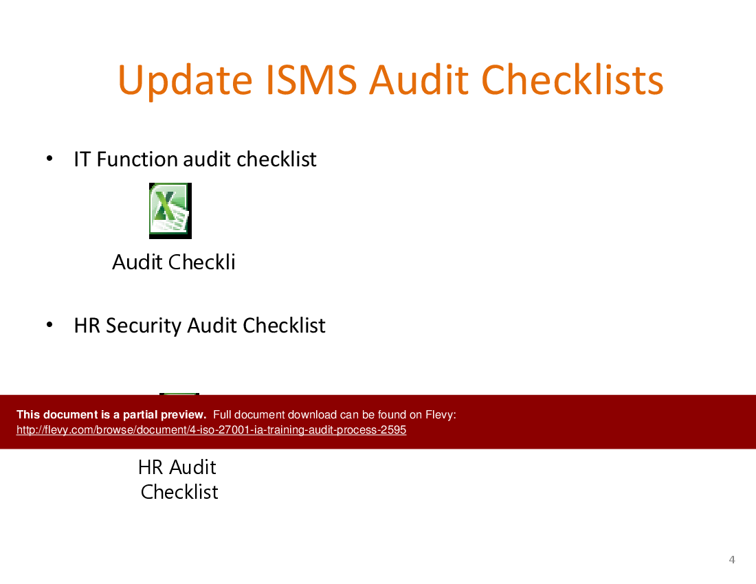 4-ISO 27001 IA Training Audit process (5-slide PPT PowerPoint presentation (PPTX)) Preview Image