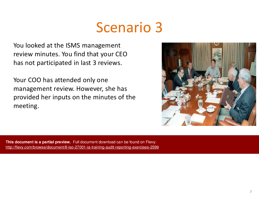 8-ISO 27001 IA Training Audit reporting exercises (11-slide PPT PowerPoint presentation (PPTX)) Preview Image